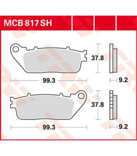 BRAKE PAD TRW MCB817SH