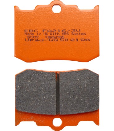 BRAKE PAD VEE SEMISNTRD