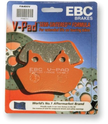 BRAKE PAD VEE SEMISNTRD