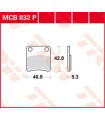 BRAKE PAD TRW MCB832P
