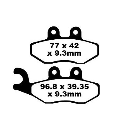BRAKE PAD HH SINT SCOOTER