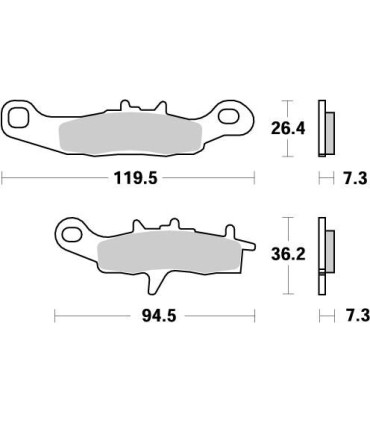 BRAKE PAD NITRO