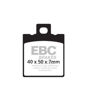 BRAKE PAD VEE SEMISNTRD