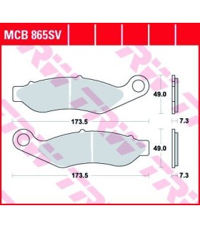 BRAKE PAD SINTER FRONT STREET
