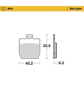 BRAKE PAD NITRO SPORT