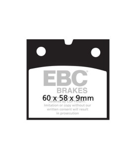 BRAKE PAD VEE SEMISNTRD