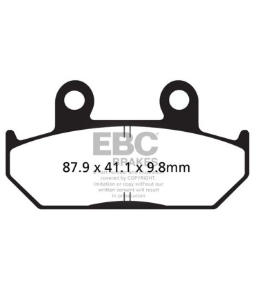 BRAKE PAD VEE SEMISNTRD