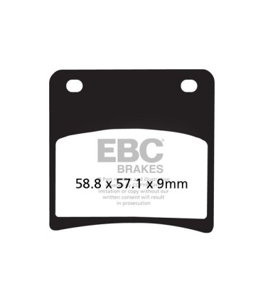 BRAKE PAD VEE SEMISNTRD