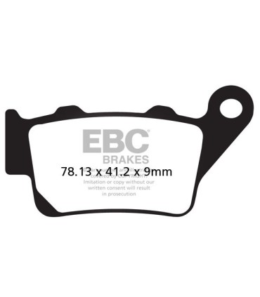 BRAKE PAD VEE SEMISNTRD