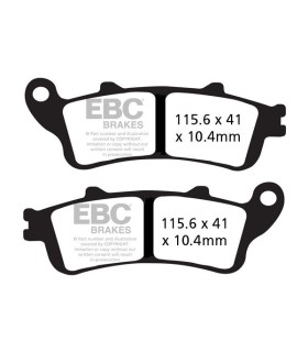 BRAKE PAD VEE SEMISNTRD