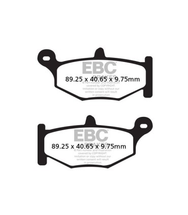 BRAKE PAD VEE SEMISNTRD