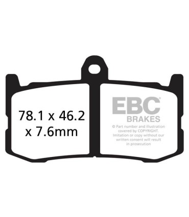 BRAKE PAD GPFA SINTER RACE