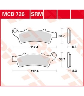 BRAKE PAD SINTER SCOOTER 125+