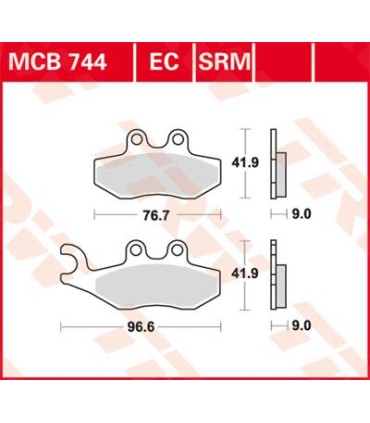 BRAKE PAD SINTER SCOOTER 125+