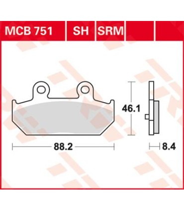 BRAKE PAD SINTER SCOOTER 125+