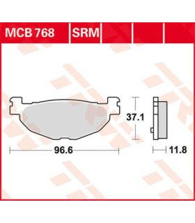 BRAKE PAD SINTER SCOOTER 125+