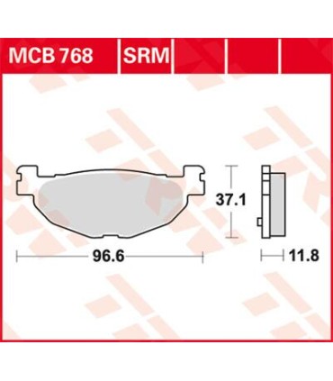 BRAKE PAD SINTER SCOOTER 125+