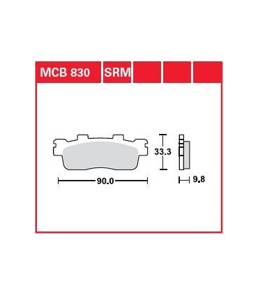 BRAKE PAD SINTER SCOOTER 125+