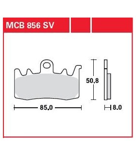 BRAKE PAD SINTER FRONT STREET