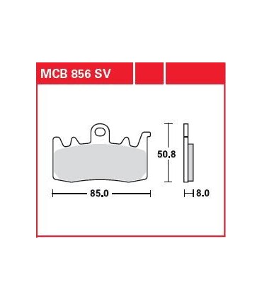 BRAKE PAD SINTER FRONT STREET