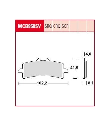 BRAKE PAD SINTER RACE LONGLIFE
