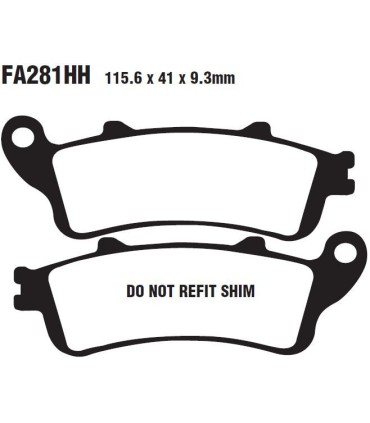 BRAKE PAD HH SINT SCOOTER