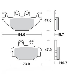 BRAKE PAD NITRO