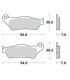 BRAKE PAD NITRO SPORT