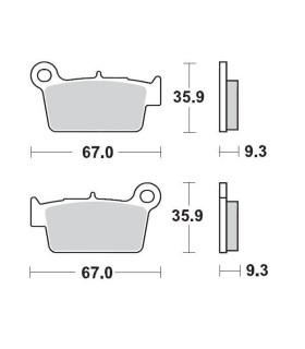 BRAKE PAD NITRO SPORT