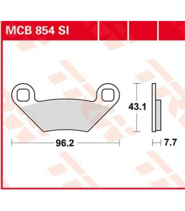 BRAKE PAD SINTER OFFROAD
