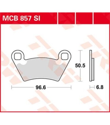 BRAKE PAD SINTER OFFROAD