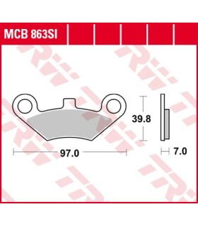 BRAKE PAD SINTER OFFROAD