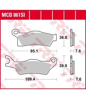 BRAKE PAD SINTER OFFROAD