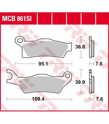 BRAKE PAD SINTER OFFROAD