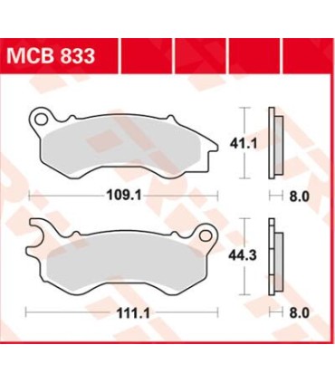 BRAKE PAD SINTER SCOOTER