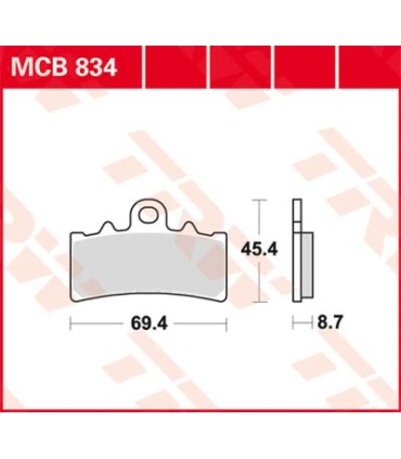 BRAKE PAD SINTER ROAD