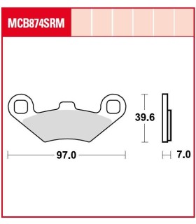 BRAKE PAD SINTER SCOOTER