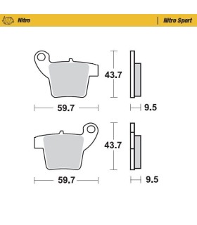 BRAKE PAD NITRO SPORT