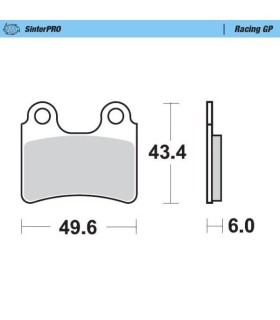BRAKE PAD RACING GP