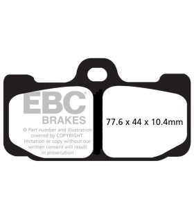 BRAKE PAD GPFA SINTER RACE