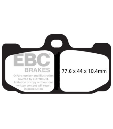 BRAKE PAD GPFA SINTER RACE