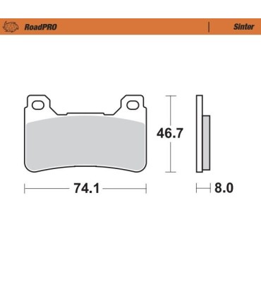 BRAKE PAD SINTER FRONT