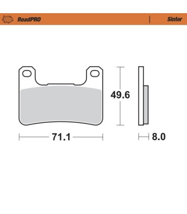 BRAKE PAD SINTER FRONT