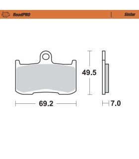 BRAKE PAD SINTER FRONT