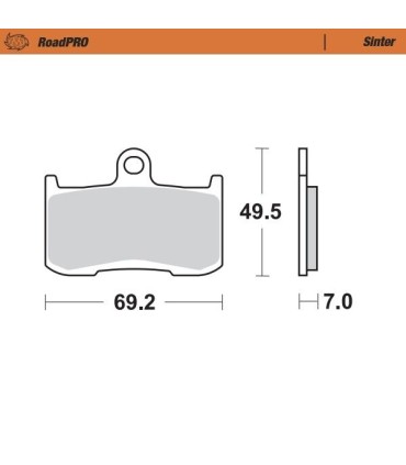 BRAKE PAD SINTER FRONT