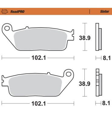 BRAKE PAD SINTER FRONT