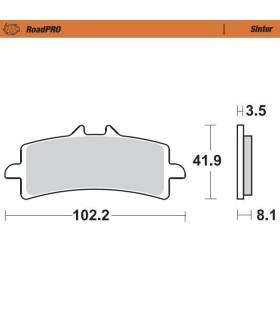 BRAKE PAD SINTER FRONT