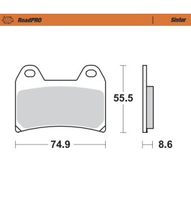 BRAKE PAD SINTER FRONT