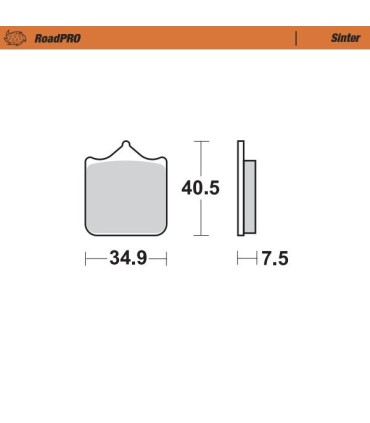 BRAKE PAD SINTER FRONT