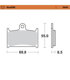 BRAKE PAD SINTER FRONT